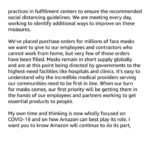 Jeff Bezos Instagram - A message to all Amazon employees.