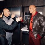 Jeff Bezos Instagram - What an honor to be with you on your special night. Repost from @therock • Awesome @teremana toast with our ohana @jeffbezos & @laurenwsanchez 🥃🖤 “To adventure, fellowship and our People’s Champ” ~ Jeff Thank you, brother for the toast and for the incredibly effusive words you spoke on my behalf on stage ~ and most of all for being a helluva drinking buddy 🤣👊🏾 -dj #peopleschoiceawards #thepeopleschampaward