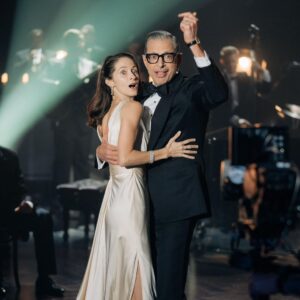 Jeff Goldblum Instagram - We celebrate darling Emilie Goldblum (the queen of her species) with wild hearted abandon!  Dearest EG - the supreme exemplar of unfathomable/infinite love!  The entire cosmos sings HAPPIEST BIRTHDAY with breathless and awestruck ecstasy!!! Glorious peach cobbler!!!!! @emiliegoldblum