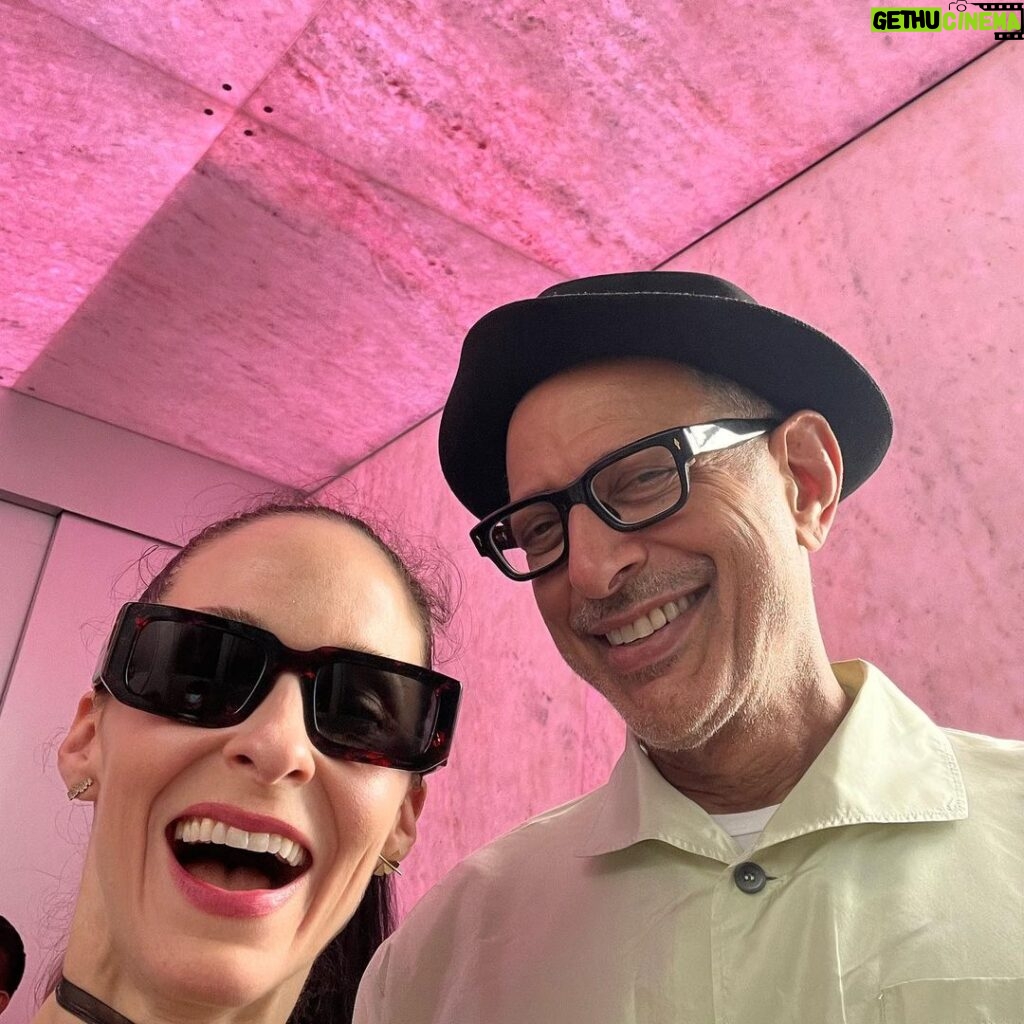 Jeff Goldblum Instagram - Trippy day at the Fondazione…! @fondazioneprada 🍄🍄🍄 📸 @emiliegoldblum Fondazione Prada