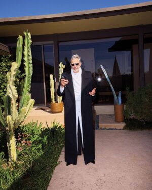 Jeff Goldblum Instagram - “So, lucky me.” Thank you @ccaliforniastyle!!! 🙏🏼🎼🎹🪩🕺🏽🔮🦄🏝️🤸🏻‍♂️🦋🪬💎🌵🦚🍀🌺🍄🍦🐚🏄🏽‍♂️🌈🎨🍭🪐💫🎷🔑✨😎🫶🏼🎶
Photography by @magnusunnar 
Fashion Direction by @atvottero 
Chief Creative Officer @james_timmins
Chief Content Officer @andrewebarker 
Words by @richardjgodwin 
Grooming by @davidcoxhair 
Shot on location at @thecorazzahouse 
Production @laurenrennick