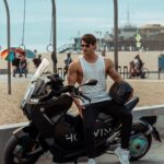 Jeff Seid Instagram - Something big is coming.. Let’s ride 😜 Hyped to be the first person to ride the senmenti 0 in North America! Reimagine the future Santa Monica, California