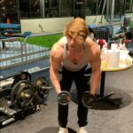 Jeff Seid Instagram - juicy shoulder sesh at the mecca Gold's Gym