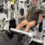 Jeff Seid Instagram - Leg day 😤 (Full Workout Below) Quad Extension: 5 x 50, 25, 15, 10, 8 Leg Press: 5 x 8-10 Hack Squats: 4 x 10-12 Superset: Adductions & Abductions Machine: 3 x 15 Barbell Lunges: 3 x 10 Lying Hamstring Curls: 4 x 8 Standing Hamstring Curls: 4 x 10 Stiff Legged Deadlifts: 3 x 6-8 Seated Calf Raises: 4 x 8-10 Donkey Calf Raises: 4 x 8-10 My focus was to do a static hold at each contraction with a slow negative. Tbh I’m going a little too fast in this video of me doing the quad extensions, granted it was a huuge pump. Focus on that mind muscle connection and try to finish at failure. @vqfit
