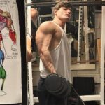 Jeff Seid Instagram – Love a good home gym workout with my dad