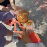Jenna Davis Instagram - A series of events @ disney 🏰🧚‍♀️🩷 1) I got matching purple ears 💜 2) cream cheese pretzels >> 3) my beautiful besties 🥵 4) sweat sets over everything 5) we had to but the lighting was << 6) best shadow pic I ever took 7) j squared 😎 8) lily caught me taking a snap 💀 9) .5 photos are superior 10) little mermaid broke down 😢 Disneyland