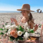 Jenna Davis Instagram - beach picnic anyone? 🤍 pick ur fav 1-6 🧺 Laguna Beach, California