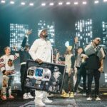 Jeremih Instagram - In life it’s moments like this I’ll never forget s/o “MIH” Big Homie,Bro @50cent I grow up listening to you and to be able to learn and be on a sold out world tour wit da 🐐’s @bustarhymes is beyond crazy!! Chicago was 🔥lit I can’t explain my appreciation for what you do for me MIH dawg 💯🫶🏾 #thefinallaptour #Chicagostarz #powerforce
