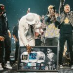 Jeremih Instagram - In life it’s moments like this I’ll never forget s/o “MIH” Big Homie,Bro @50cent I grow up listening to you and to be able to learn and be on a sold out world tour wit da 🐐’s @bustarhymes is beyond crazy!! Chicago was 🔥lit I can’t explain my appreciation for what you do for me MIH dawg 💯🫶🏾 #thefinallaptour #Chicagostarz #powerforce