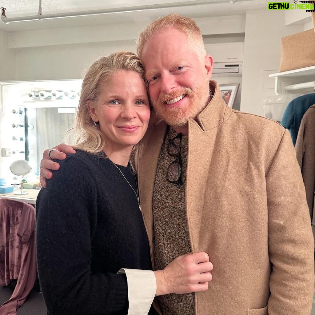 Jesse Tyler Ferguson Instagram - I'll see @kelliohara & @briandarcyjames read the phone book...or perform a brilliant complex heartbreaking musical. @wineandrosesbway is an incredibly special piece of musical theater that I can't stop thinking about. Studio 54 Theatre