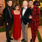 Jesse Tyler Ferguson Instagram - Merry Christmas & happy holidays from the Mikita - Ferguson household. Thanks to Santa for making a visit, to @sarahcarey1 for making everything delicious, to @toddhawk for bringing the spirit & @pernodricardusa for keeping the bar stocked! Sending y’all so much love. ❤️❤️🎁🥰🎅🏻