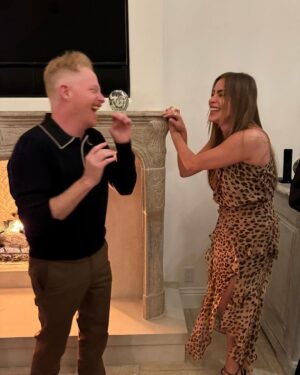 Jesse Tyler Ferguson Instagram - Nearly perfect @modernfamily reunion. We even had our two dads Chris Lloyd & Steve Levitan there!