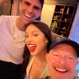 Jesse Tyler Ferguson Instagram - Last week @justinmikita & I got to listen to @oliviarodrigo sing songs from her fantastic new album GUTS. Couldn't love this artist and her new album more!