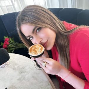 Jesse Tyler Ferguson Instagram - This week on Dinner’s On Me, “Griselda” and “Modern Family” star Sofia Vergara joins the show. Over pizza and what they call “fluffy orange juice,” Sofia tells me what it was like to produce and star in the hit Netflix series “Griselda.” Plus, we get into Ed O’Neill’s voicemails and why marshmallows were hidden on the “Modern Family” set. And because it was Valentines Day I brought Sofia flowers. This episode was recorded at Dante in Beverly Hills, CA. 
 
Episode link is in the bio—don't wait, give it a listen! ❤️