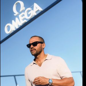 Jesse Williams Instagram - 🙏🏽 A major thank you for @Omega’s healthy welcome into their family and big time congrats on the 75th anniversary. 
#Seamaster #Omega