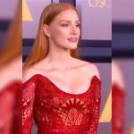 Jessica Chastain Instagram – I’ve had my eye on this @zuhairmuradofficial for quite some time ♥️ Thank you for letting me wear this beautiful piece