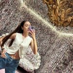 Jessica Jung Instagram - Fitting room selfies📸💜🌸😝