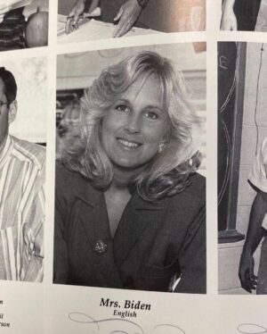Jill Biden Instagram - Teaching is not what I do. It's who I am.

I'll be giving my #DemConvention speech tonight from my former classroom. Brandywine High School. Room 232.