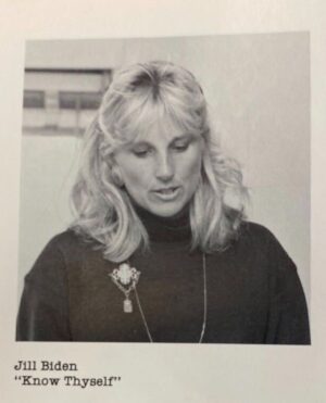 Jill Biden Instagram - Teaching is not what I do. It's who I am.

I'll be giving my #DemConvention speech tonight from my former classroom. Brandywine High School. Room 232.