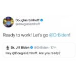 Jill Biden Instagram - Okay @DouglasEmhoff. Let’s win this, together.