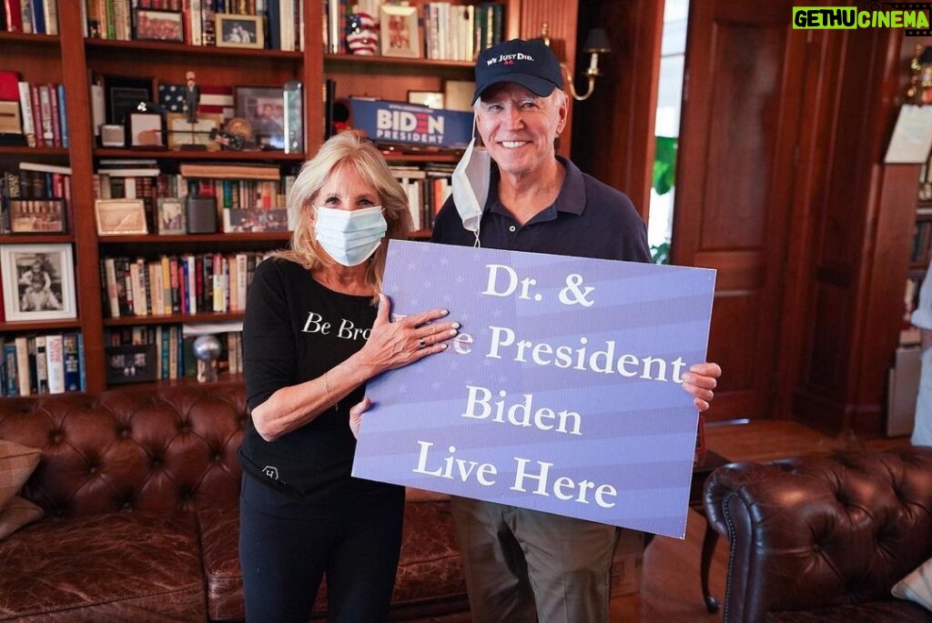 Jill Biden Instagram - He will be a President for all of our families. Wilmington, Delaware