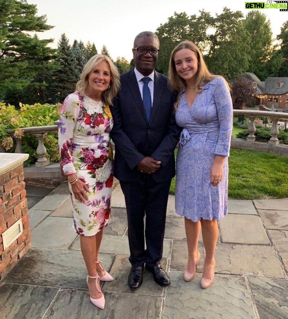Jill Biden Instagram - To the women he’s helped in the Democratic Republic of Congo, @DrDenisMukwege is an angel among us. And yet, his powers aren’t divine. He is just a man who has chosen a path of courage and has called on all of us to find that strength in ourselves. For us to demand justice, to fight for kindness, to try and make this world better for one another. And in that way, the good that Dr. Mukwege has done can truly be immortal. To be in your presence is always enriching and inspiring--thank you, Denis, for all that you have done and continue to do.