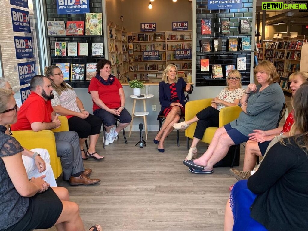 Jill Biden Instagram - Thank you, Manchester NEA! No matter the issue — food insecurity, mental health, refugees, or bullying on social media — these #Manchester teachers are working hard to ensure the best future for their students. Manchester, New Hampshire