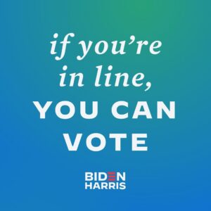 Jill Biden Instagram - Stay in line.