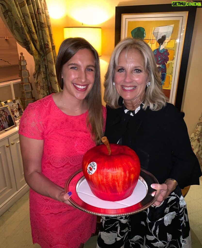 Jill Biden Instagram - Thank you @chelsweets for such a delicious and thoughtful surprise! It was so special to meet you.