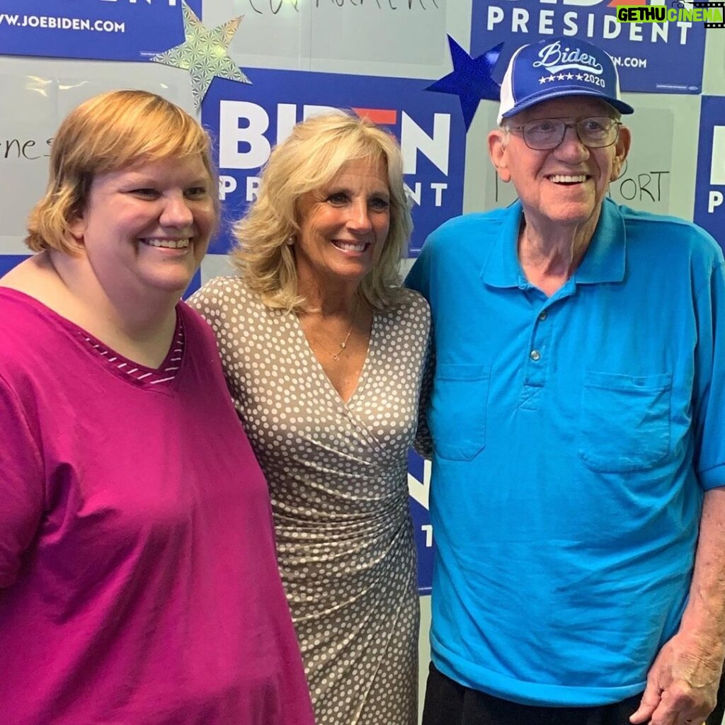 Jill Biden Instagram - It's been a heartbreaking week, but spending time with volunteers—who show up and get to work, just because they want to make the world a better place—reminds me of how much there is to be hopeful about. Thank you Davenport and Dubuque for welcoming me today! Iowa