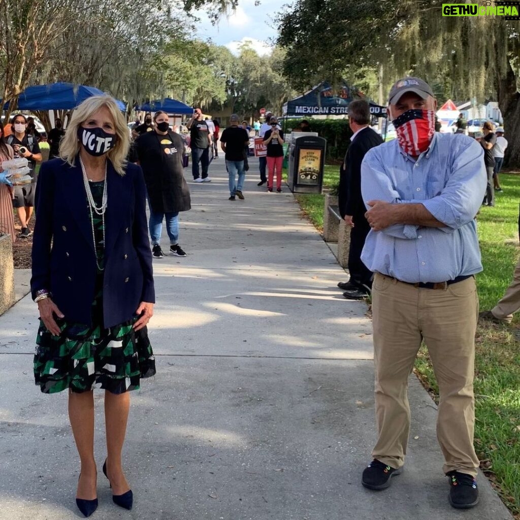 Jill Biden Instagram - Food is love. Thank you @ChefJoseAndres. Kissimmee, Florida