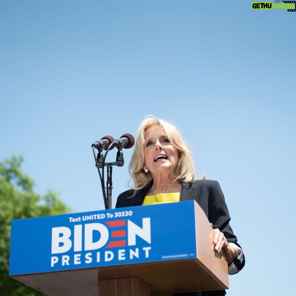 Jill Biden Instagram - This moment defines who we are. It’s a moment when we need your voices. It’s a moment when we need leaders with vision and character. It’s a moment for someone who can bring us together. It’s a moment for Joe Biden. #Joe2020 📷 credit: @dccl