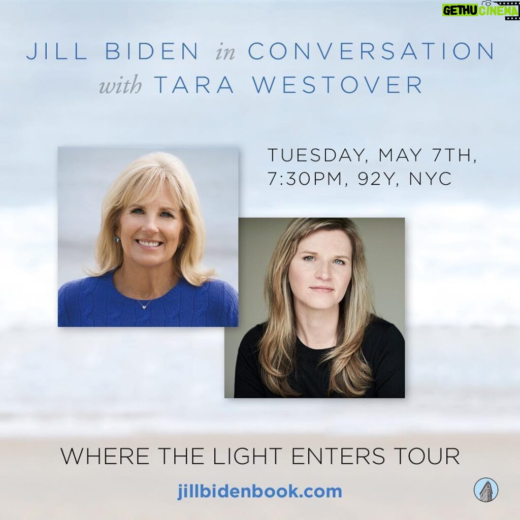 Jill Biden Instagram - 2 days away! Looking forward to discussing #WhereTheLightEnters with “Educated” author #TaraWestover in NYC on Tuesday. Hope you can join us!