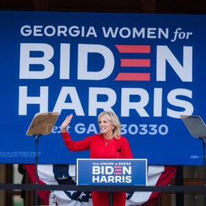 Jill Biden Instagram - Thanks again, Georgia! Remember, early voting in Georgia ends this Friday. So if you haven't already voted, click the link in my bio to make a voting plan today.

You can also text GA to 30330.