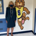 Jill Biden Instagram - Thanks again, Shortlidge! Shortlidge (Evan G.) Academy
