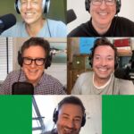 Jimmy Kimmel Instagram - MAJOR LIFE UPDATE - for the remainder of the strike @StephenAtHome, @JimmyFallon, @SethMeyers, John Oliver & I are joining forces for a new podcast called @StrikeForceFive. Hear the first episode tomorrow 8/30. ALL proceeds (thanks to @Casamigos and @MintMobile) go to support our out of work staffs. LINK IN BIO.
