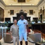 Jimmy Kimmel Instagram – Earvin and I wouldn’t dream of leaving Sicily without a visit to the hotel from the White Lotus! #MyMagicVacation @MagicJohnson Sicily, Italy