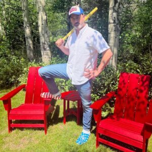 Jimmy Kimmel Instagram - Over the years, fashion experts and famous designers often ask “Why do you dress like this on the 4th of July?” and my answer is two-fold...
#1 - because, for better or worse, I love this country and 
#2 - because Marshall’s had a sale.

Happy Independence Day to my fellow Americans 🇺🇸🌭