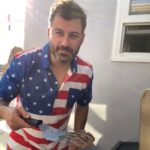Jimmy Kimmel Instagram - Over the years, fashion experts and famous designers often ask “Why do you dress like this on the 4th of July?” and my answer is two-fold... #1 - because, for better or worse, I love this country and #2 - because Marshall’s had a sale. Happy Independence Day to my fellow Americans 🇺🇸🌭