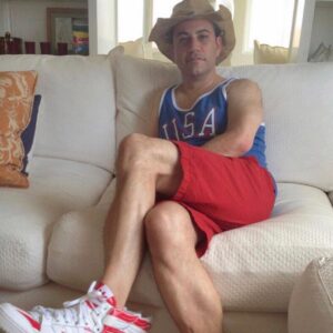 Jimmy Kimmel Instagram - Over the years, fashion experts and famous designers often ask “Why do you dress like this on the 4th of July?” and my answer is two-fold...
#1 - because, for better or worse, I love this country and 
#2 - because Marshall’s had a sale.

Happy Independence Day to my fellow Americans 🇺🇸🌭