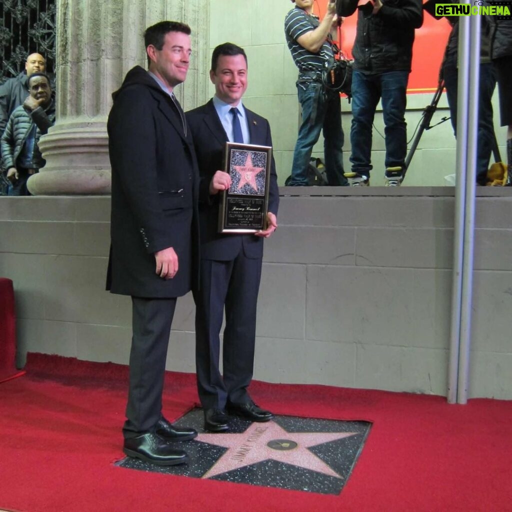 Jimmy Kimmel Instagram - Cheers and a very happy 50th to my dear old pal and second little brother @CarsonDaly. We met before we were old enough to legally drink these beers. I am proud of all you’ve accomplished since we worked in that dirty little radio station in Palm Springs but even prouder that you’ve become one of the best men I know.