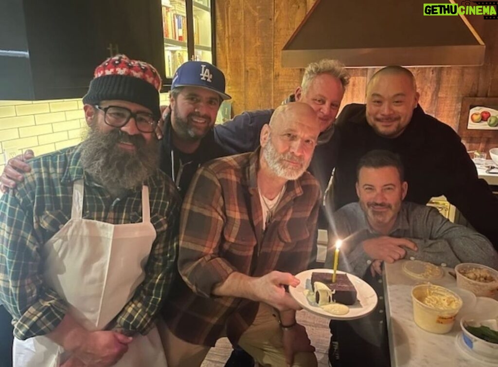 Jimmy Kimmel Instagram - A great night cooking in support of @AlexsLemonade and their fight against childhood cancer with the legends @JonShook @AnimalVinny @AdamPerryLang @MarcVetri @PizzeriaBianco & @DavidChang