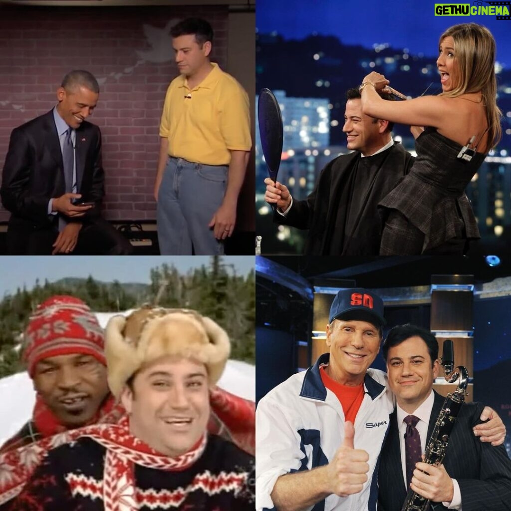 Jimmy Kimmel Instagram - 21 photos from 21 years of @JimmyKimmelLive - happy anniversary to us!