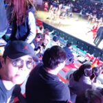 Jin Goo Instagram - #고양 오리온스 화이팅!!! #이병장 휴가 #오리온스 개막전 #직관!!!