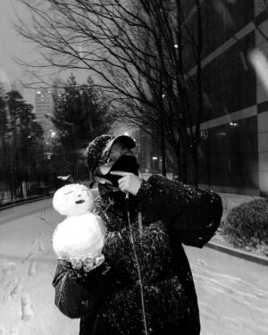 Jinhwan Instagram - 눈이 와 눈 사 람