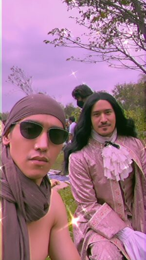 Jirayu Thantrakul Instagram - ลายกินรี with @alexthananan