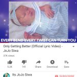 JoJo Siwa Instagram – MY BRAND NEW SONG “ONLY GETTING BETTER” IS OUT!!❤️🎉 Go watch the OFFICIAL lyric video right now (the link is in my bio!)👆🏼💕