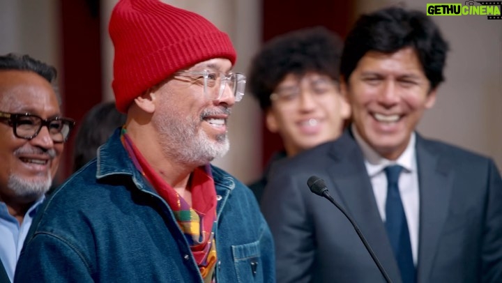 Jo Koy Instagram - Didn’t think I was going to get emotional. My goal was always to tell my story and represent my culture the best way that I could. Thank you to the beautiful city of Los Angeles for declaring October 7th Jo koy Day. I’m forever grateful and I will continue to wave my flag high. Mahal Kita! Los Angeles City Hall