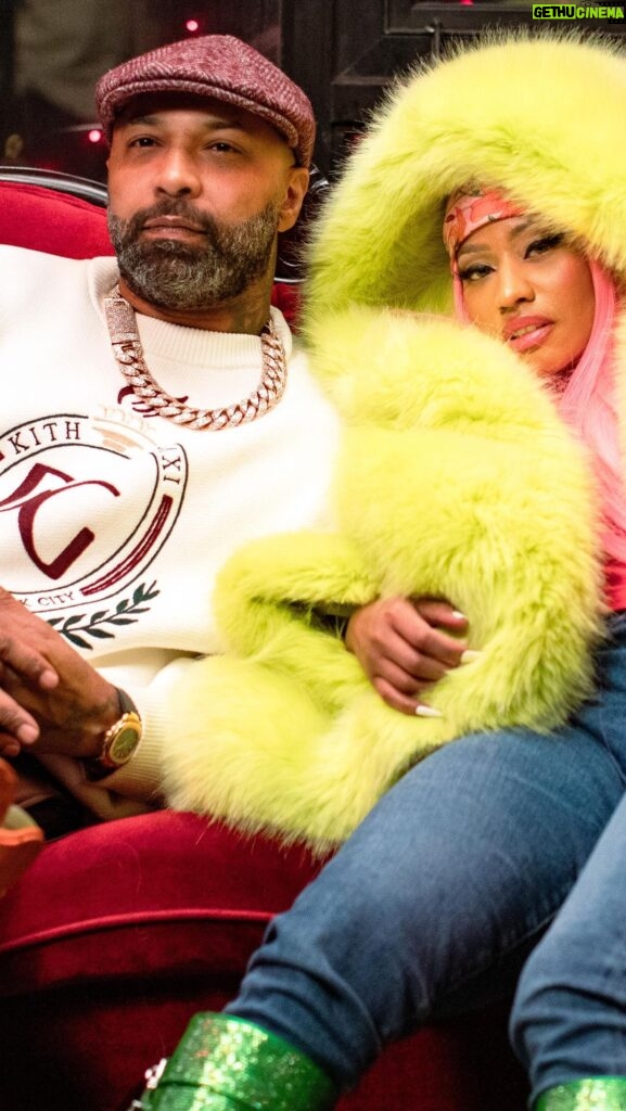 Joe Budden Instagram - A conversation with @nickiminaj … Only available at Patreon.com/JoeBudden #PinkFriday2 Executive Produced: @ianschwartzman Directed by: @eriksoncorniel Audio: @parksmusic Producer: @dmorrbrf Production coordinator: Keeb Special thanks: Joe Carozza & Marisa Bianco A Joe Budden Network Production