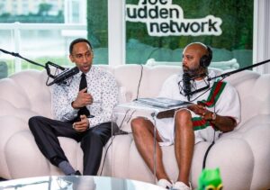 Joe Budden Instagram - Getting to it!! Salute to @stephenasmith for always showing love!!! 🫡✊🏾🔥
